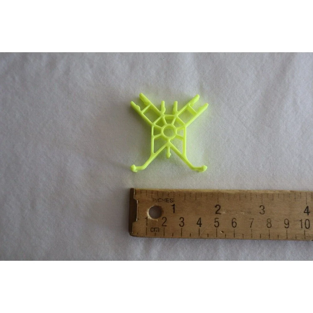 KNEX K'NEX Lot Of 100 Neon Yellow Connectors Rippin' Rocket Roller Coaster OEM